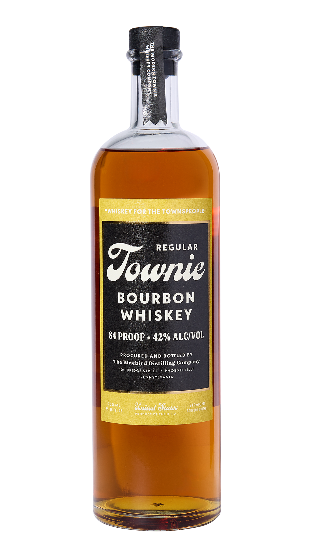 REGULAR TOWNIE STRAIGHT BOURBON WHISKEY