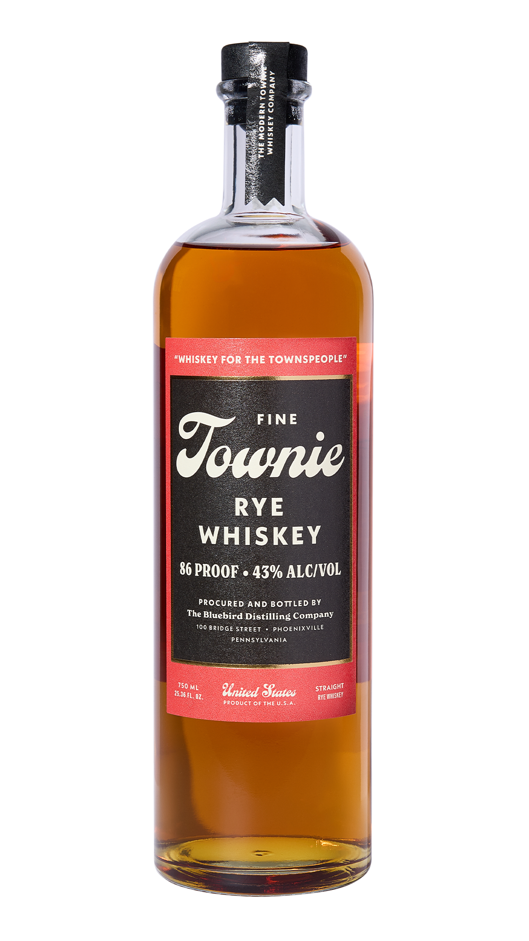 FINE TOWNIE STRAIGHT RYE WHISKEY