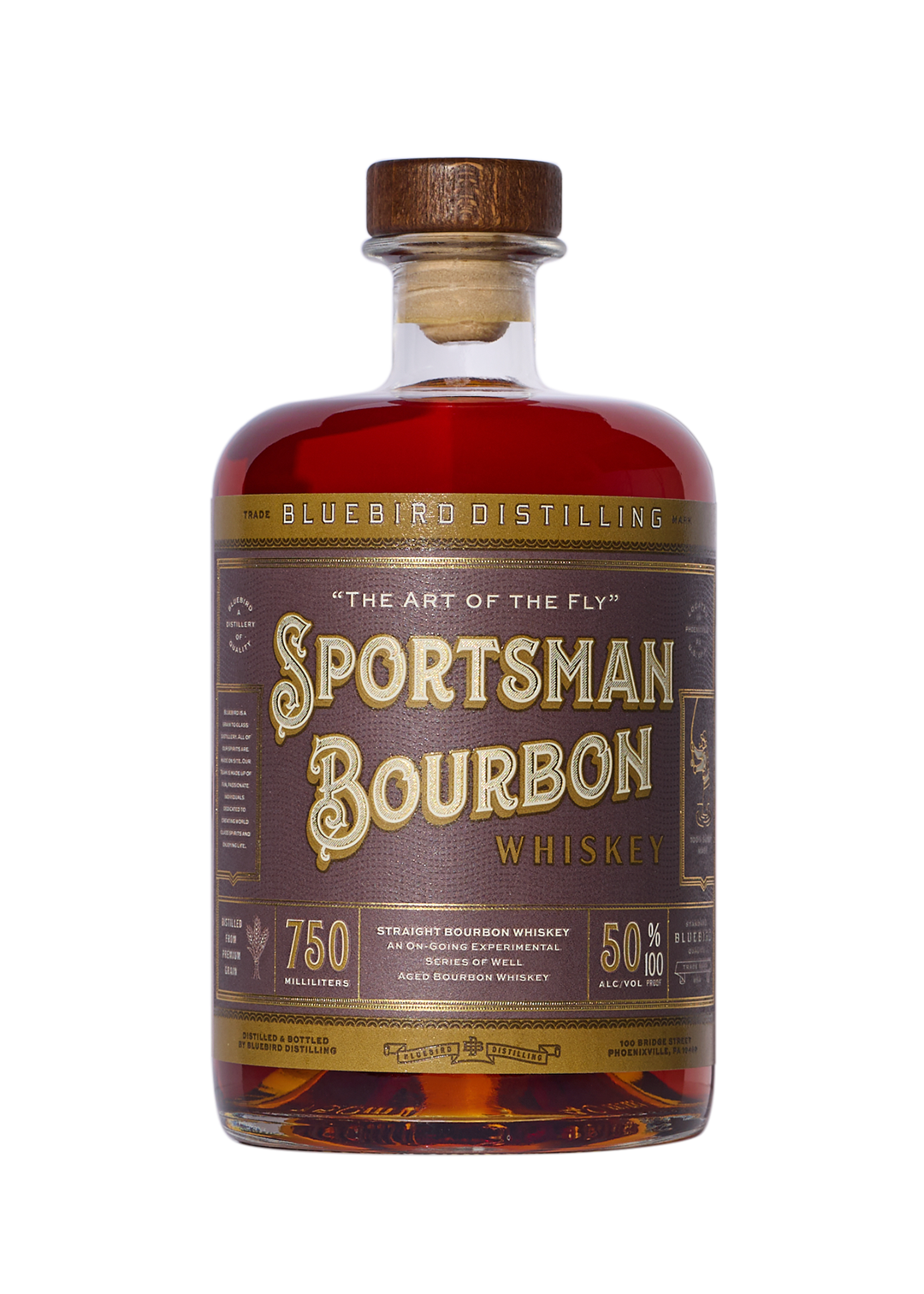 柳ジョージ Bourbon-Atlantic Works SPORTSMAN BOURBON WHISKEY – ART OF THE FLY – Bluebird Distilling