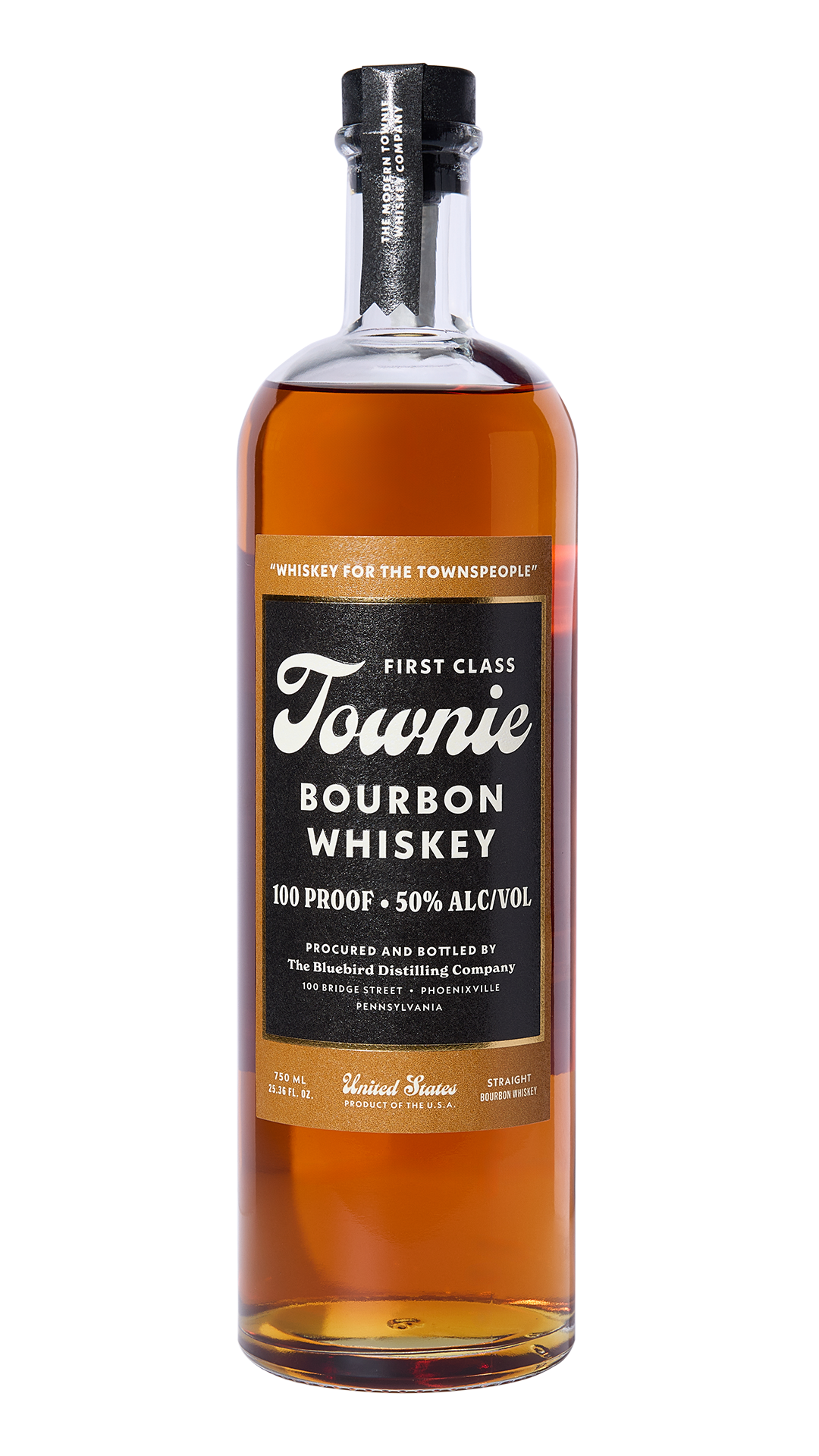 FIRST CLASS TOWNIE BOURBON WHISKEY