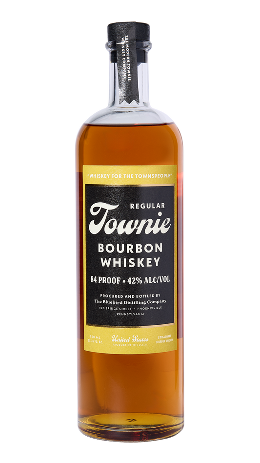 REGULAR TOWNIE STRAIGHT BOURBON WHISKEY