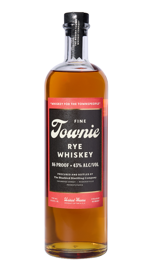 FINE TOWNIE STRAIGHT RYE WHISKEY